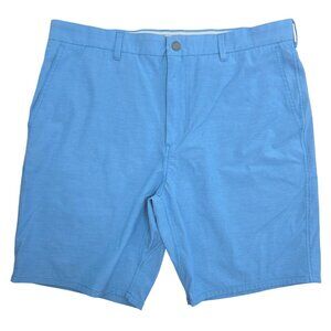 Johnnie-O Mens Calcutta Lightweight Cotton Blend Maverick Blue Shorts 38